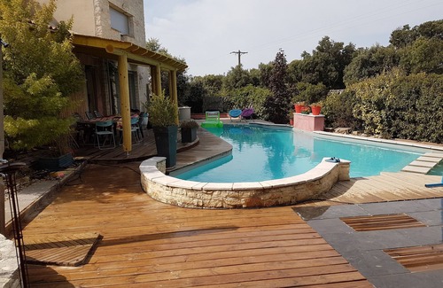 Orgnac-l'Aven Villa | Villa "La Den des Chênes Greens" 160m2 private pool and garden