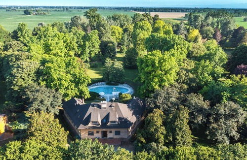 Martignana di Po Villa | VILLA LA PIOPPA with large park and swimming pool to 8 km from Cremona Lombardy