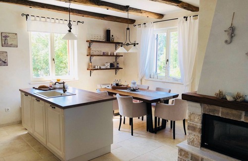 Zgombici Villa | Villa Lia* with heated pool, beautiful sea view, above Malinska