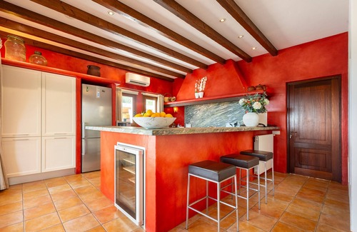 Sant Carles de Peralta Villa | Villa 'Llosas De Dalt' with Sea View, Wi-Fi and Air Conditioning