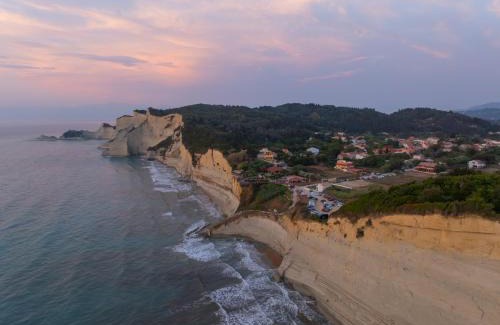 Peroulades Villa | Villa Logas Hill - situated close to Sunset Logas beach- Peroulades