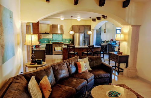Loreto House | Villa Luna: Resort-Style Home with Pool Just Steps from Central Historic Plaza