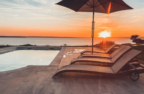 San Giovanni Suergiu Villa | Villa Maestrale - Sardinia - sea view breathtaking sunsets from private pool