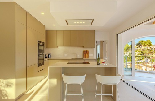 Moraira Villa | Villa Mar Alborán, Great Seaviews, 5-10 Min Easy Stroll Town & Beaches