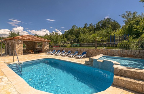 Grubine Villa | Villa Marchelina Grubine - Beautiful stone villa with 2 pools