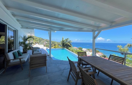 Les Anses-d'Arlets Villa | Villa Marine Blue rental house PMR with swimming pool and sea view