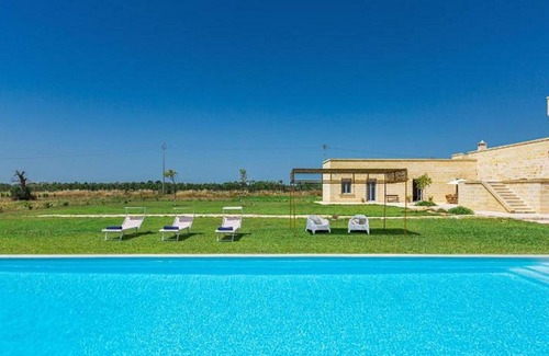 Mesagne Villa | Villa 'Masseria Bosco Colombo' with Private Pool, Wi-Fi and Air Conditioning
