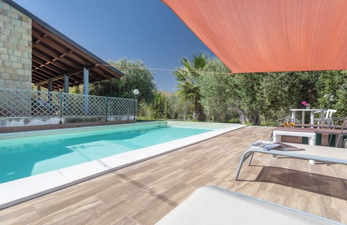 Termini Imerese Villa | Villa 'Mendolia - Hot Pool and Design' with Sea View, Pool and Wi-Fi