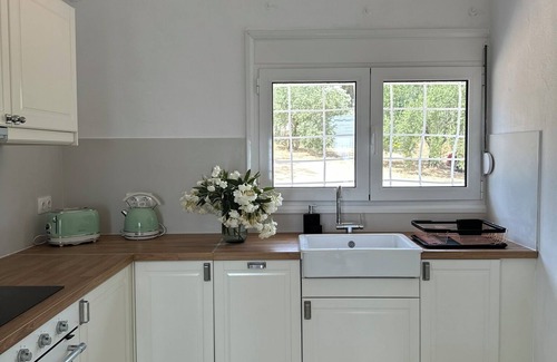 Loutsa Villa | Villa Naturaleza, enjoy panoramic view of the Ionian Sea with tranquility