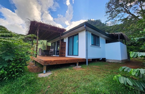 Huahine House | Villa Naturea, central A/C, 2 bedrooms and 2 bathrooms, tropical forest view