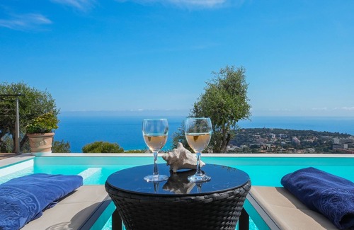 Fontvieille Villa | Villa Near Monaco - Sea View