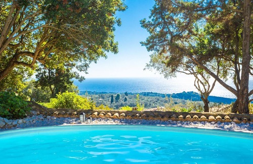 Ieromonachos Villa | Villa Nionios Large Private Pool Walk to Beach Sea Views A C Wifi - 1033