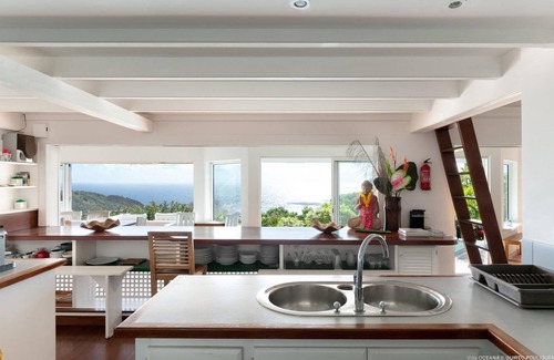 Devet Villa | Villa Oceana | Ocean View - Located in Tropical Vitet with Private Pool