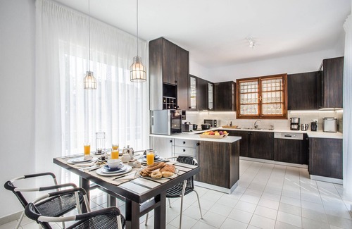 Kounoupidiana Villa | Villa Oleander, pool, BBQ, sea view, free cleaning, close to the beach.