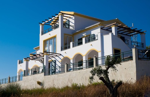 Arillas Villa | Villa Panayia - large private villa with pool and amazing sea and sunset views