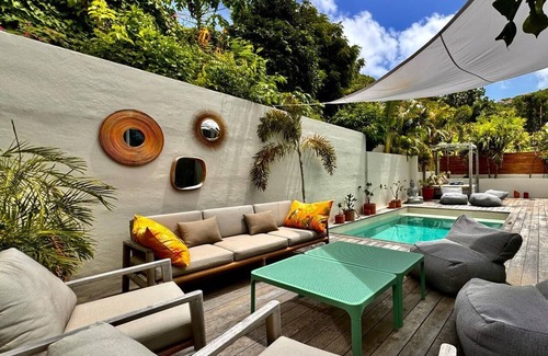 Corossol Villa | Villa PAPYON Corossol 3 bedrooms, private pool, 2mn walk to the beach.