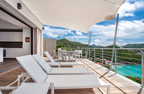 Gustavia Villa | Villa Passage with magnificent ocean and harbor views!