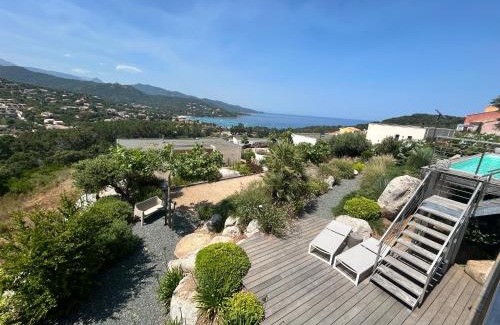 Favone Villa | Villa Pura Corsica with sea view and private pool