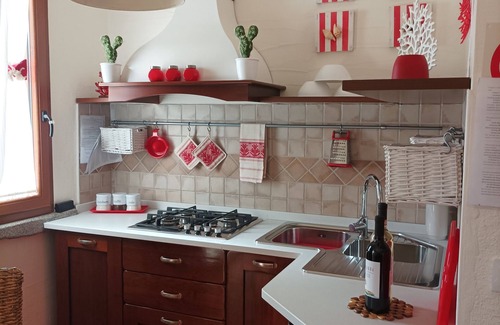 Nebida Villa | Villa Red Coral: sleeps 4, shared swimming pool, parking, IT111035C2000P7143.