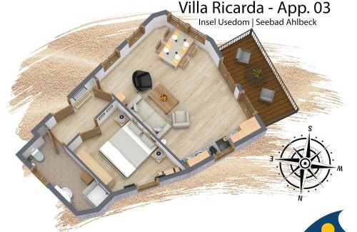 Ahlbeck Villa | Villa Ricarda Whg 03