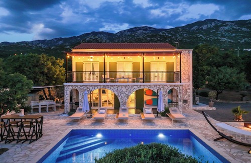 Senj Villa | Villa Rita II- on the slopes of Velebit with the most beautiful view