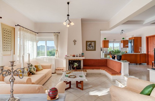 Agia Villa | Villa Rosemagnolia, pool 35sqm, in green, gardens, full sun close to everything
