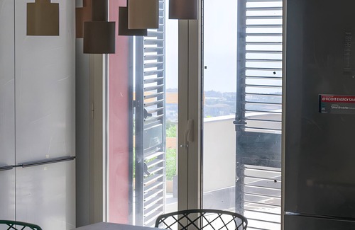 Aci San Filippo Villa | Villa 'Sant'Anna Modern' with Sea View, Wi-Fi and Air Conditioning