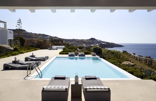 Paradise House | Villa Sepia 1 Luxury Waterfront Placed at the Best Location on Mykonos