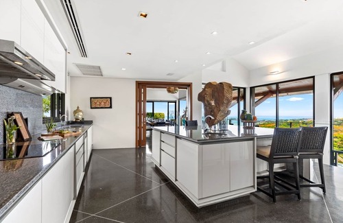 Choeng Mon Villa | Villa Skyfall - 6 Bedroom Villa with Expansive Seaview and Private Theatre