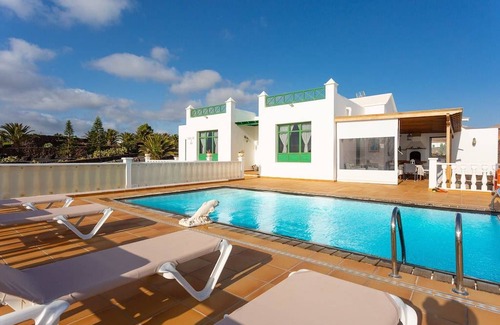 Las Brenas Villa | Villa Sol y Mar: Large Heated Private Pool, Sea Views, WiFi