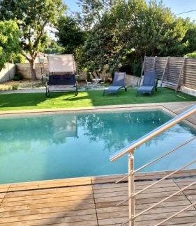 Saint-Chamas Villa | Villa Soleïa - Jardin, CLIM, 3 chambres, 8 personnes