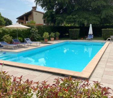 Riese Pio X House | Villa Stefania Asolo piscina e biliardo