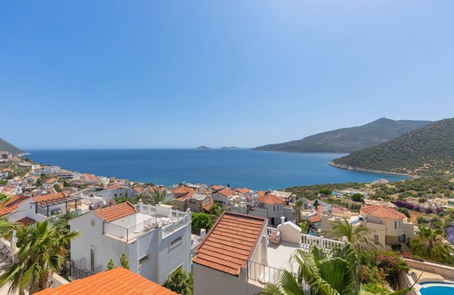Kalkan Villa | Villa Tara With Private Pool And Sea Views Close to Beach & Shops