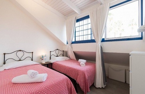 Pasito Blanco Villa | Villa Valeria with Sea View, Garden, Shared Pool & Wi-Fi