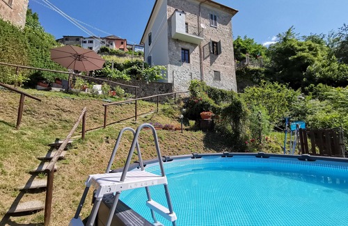Vico Pancellorum Villa | Villa Vico - Private Villa with View, Garden, Pool and Jacuzzi