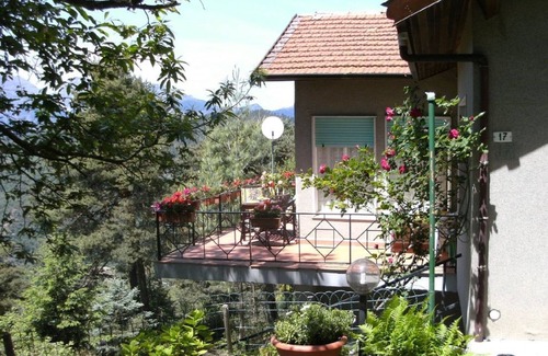 Bajardo Villa | Villa with a stunning view of the Mediterranean Sea & sea alps, pets welcome.