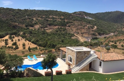 Luddui Villa | Villa with fantastic sea views-heated private saltwater pool-1000m2 plot.