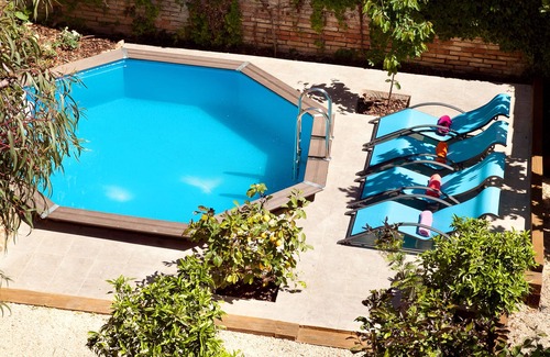 El Guinardo House | Villa with private garden and pool,big terrace-solarium,pergola