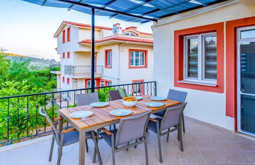 Faralya Villa | Villa with Shared Pool and Sea View in Seydikemer