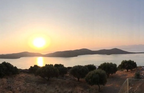 Elounda Villa | Villa with swimming pool with panoramic views: Spinalonga Mirabello bay Elounda