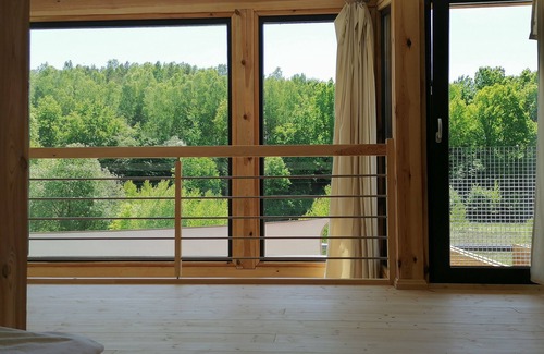 gmina Polanow House | Villa Wood Jacuzzi
