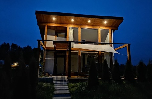 gmina Polanow House | Villa Wood Jacuzzi