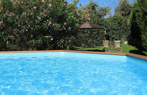 Roquefort-les-Pins Villa | Villa Zelda Large 3bed 100m².Stylish French Decor.Pool & Garden.Amenities nearby