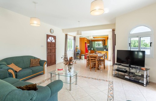 Pegeia Villa | Villa Zenon Large Private Pool Walk to Beach Sea Views A C Wifi Car Not Required - 2222