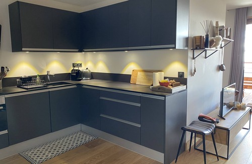 Arc-1800 Apartment | Villards, high standing apartment 8p., Rés L'Ecrin at the foot of the slopes, ski school, shops