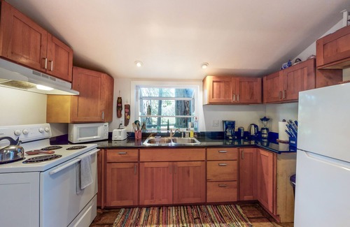 Guerneville House | Vineyard cottage with a hot tub, fireplace, washer/dryer & vineyard views