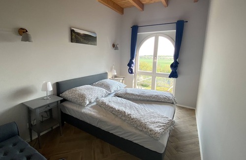 Salzatal House | Vineyard house with a view of the water