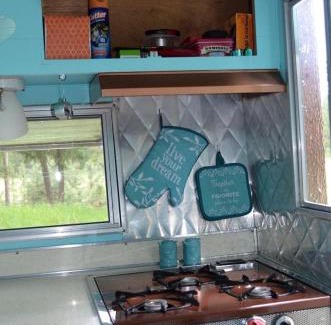 Thompson Falls House | Vintage Camper Rental Perfect for Glamping in Montana