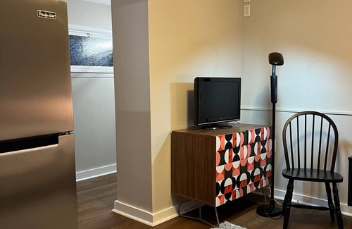 Ligonier Apartment | Vintage Motor Court Pet-friendly Ligonier Studio.