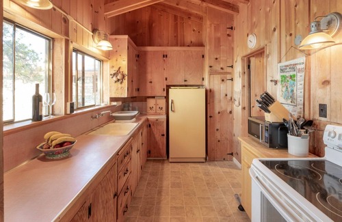 Tahoe Vista Cabin | Vintage "Old Tahoe" cabin on Private Beach